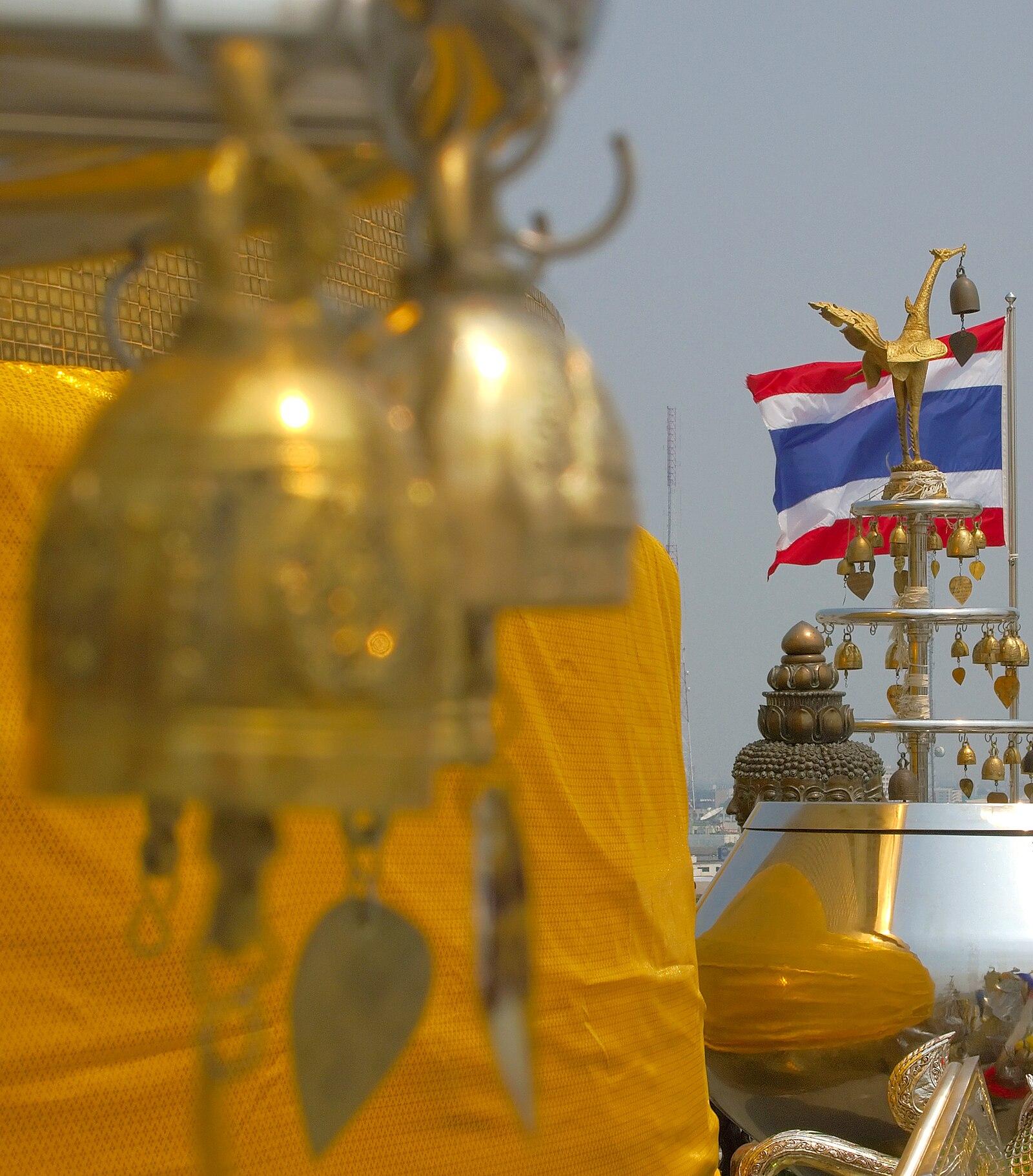Wat Saket, Buddhist bells, Buddhism in Bangkok, Thailand